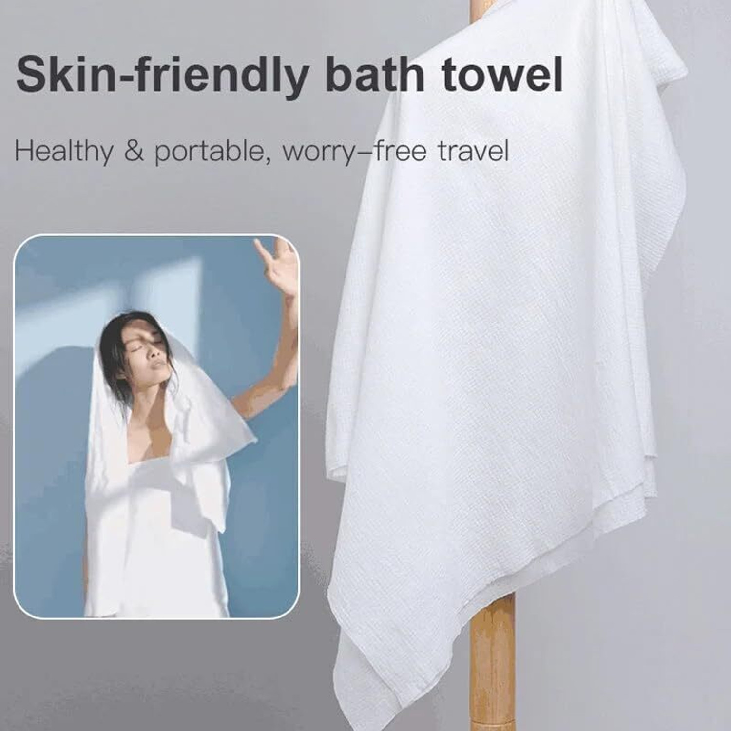 Image of ks trade Cotton 40 GSM Bath, Beach, Face, Hair, Hand, Sport Towel