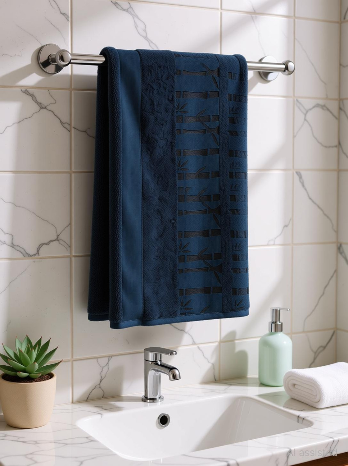 Image of JOCKEY Cotton 600 GSM Bath Towel