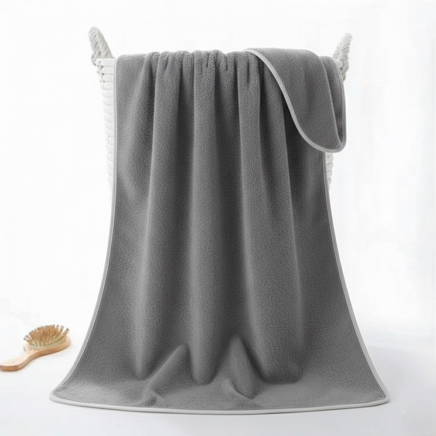 Image of Cotton Bolls Textiles Microfiber 340 GSM Bath Towel