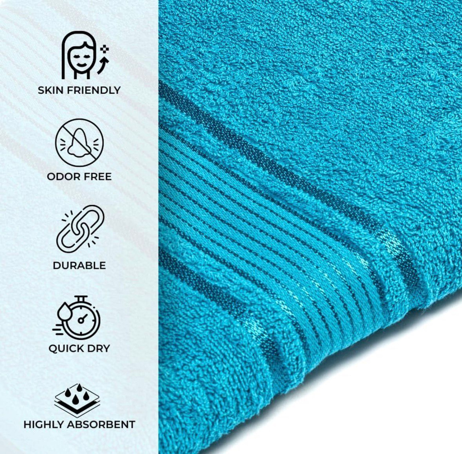 Image of THEVIBEESSENCE Cotton 300 GSM Bath Towel