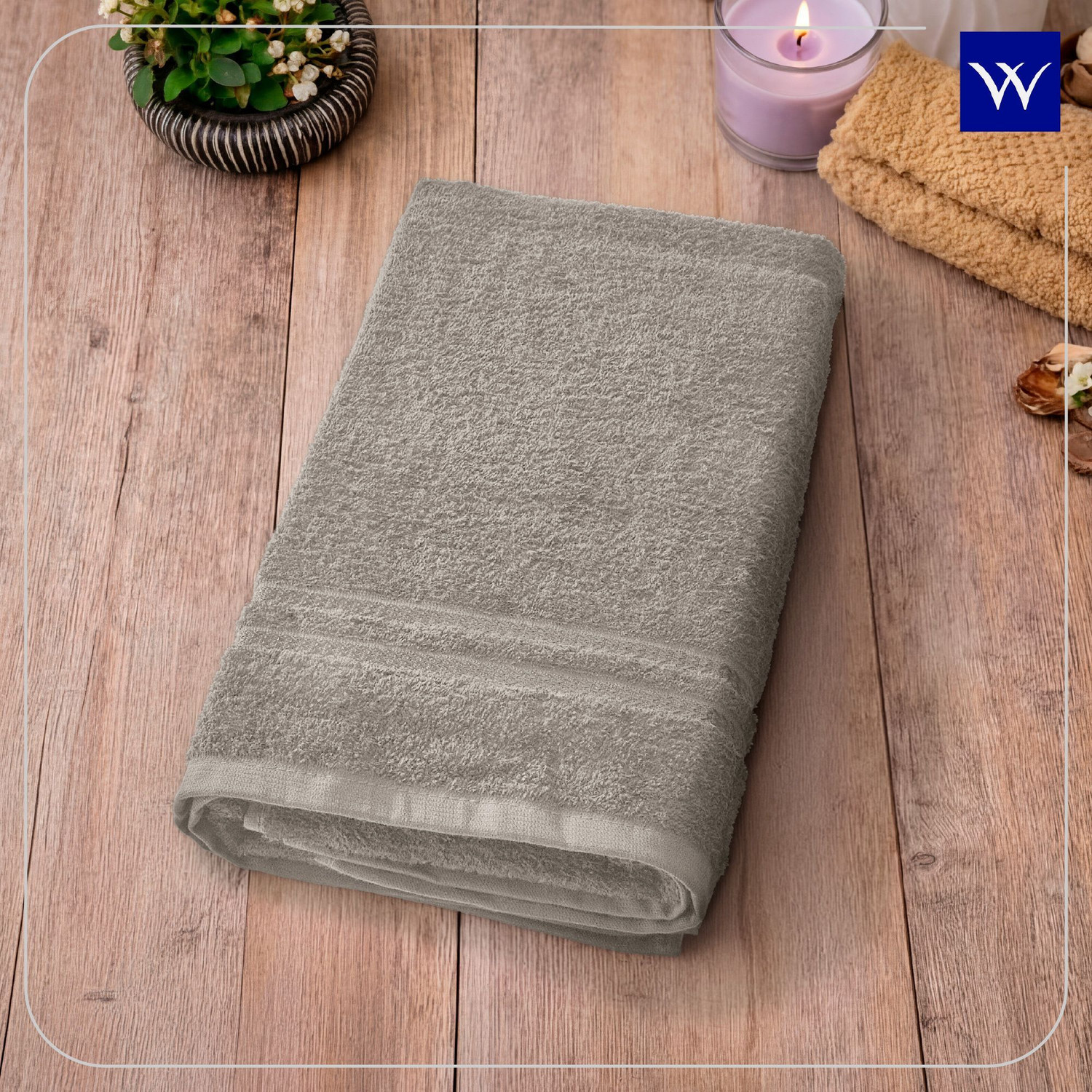 Image of Welspun Cotton 380 GSM Bath Towel