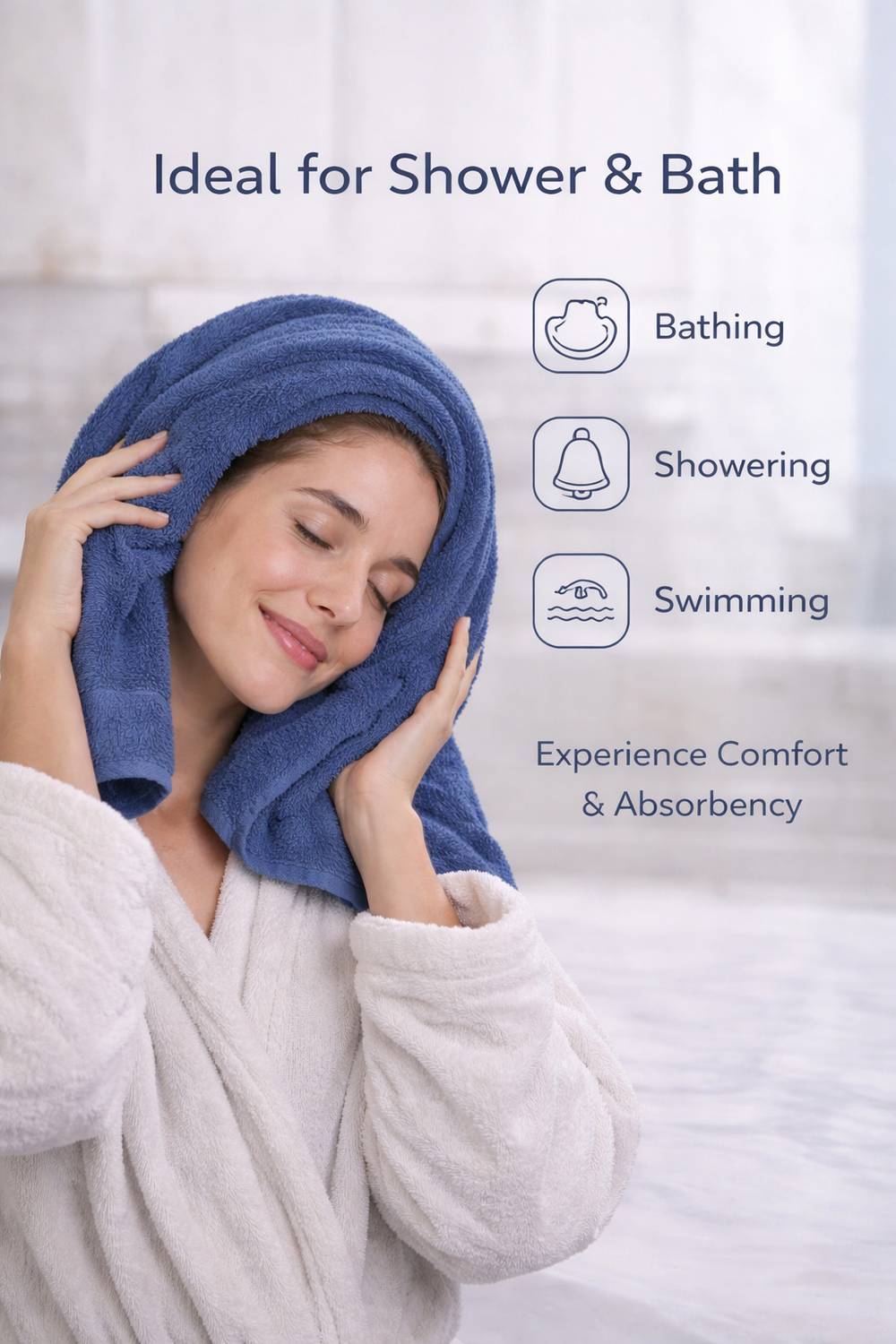 KRIOVELLEA Microfiber 500 GSM Towel Pack of 2 - Image 5