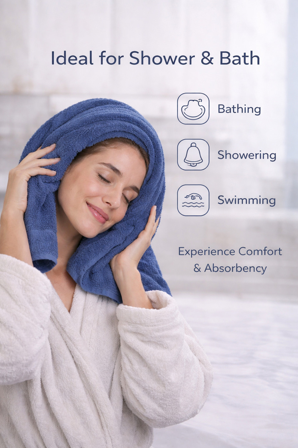 Image of Flipkart SmartBuy Microfiber 500 GSM Bath Towel