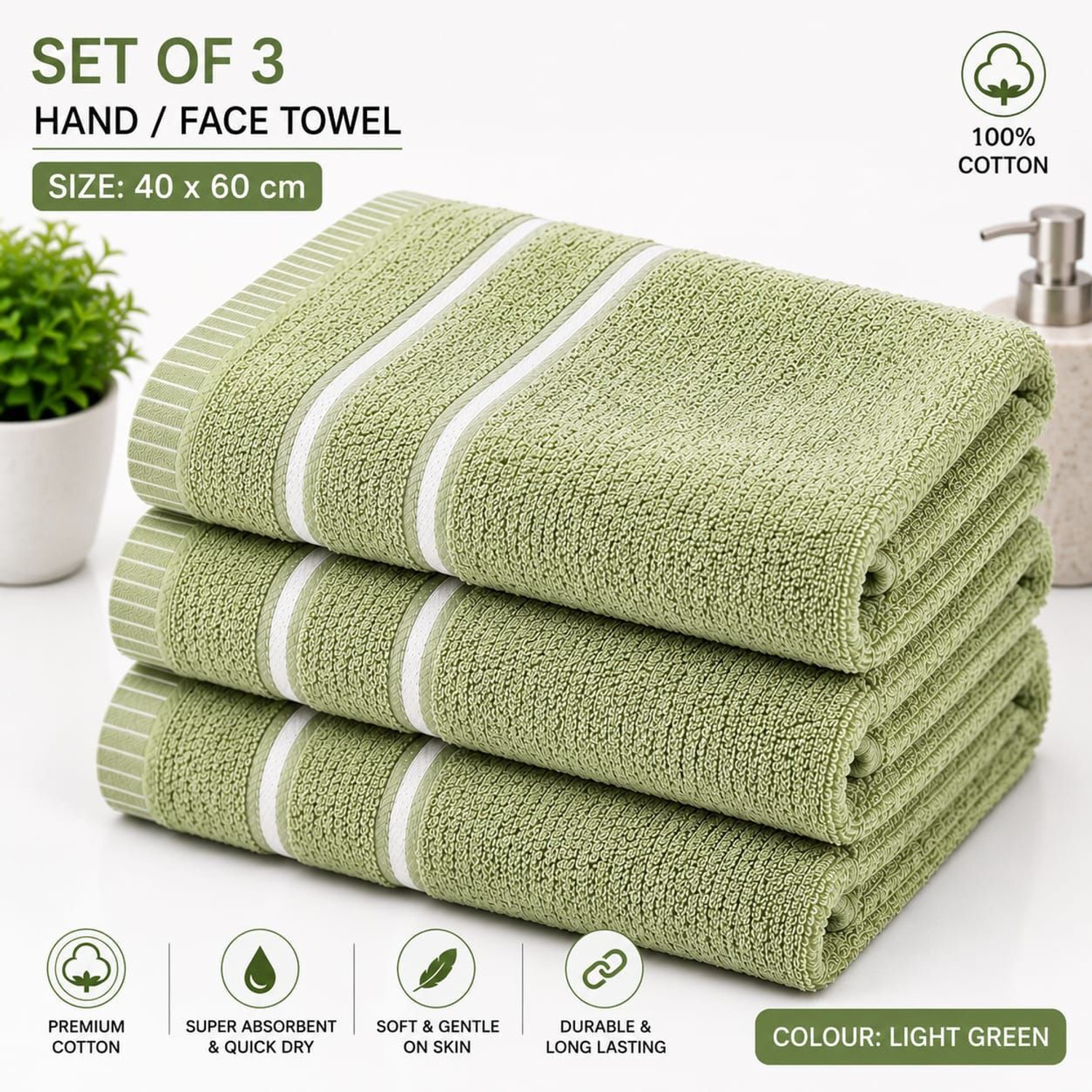 Image of mxcandy Cotton 400 GSM Hand, Face Towel