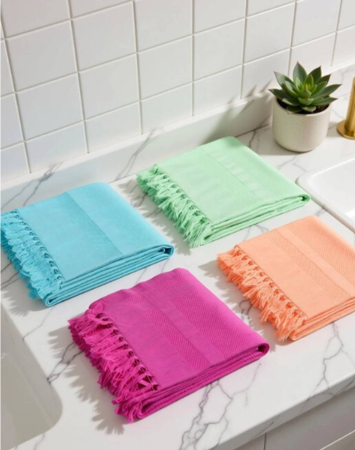 G Fabrics Cotton 500 GSM Bath Towel Set
