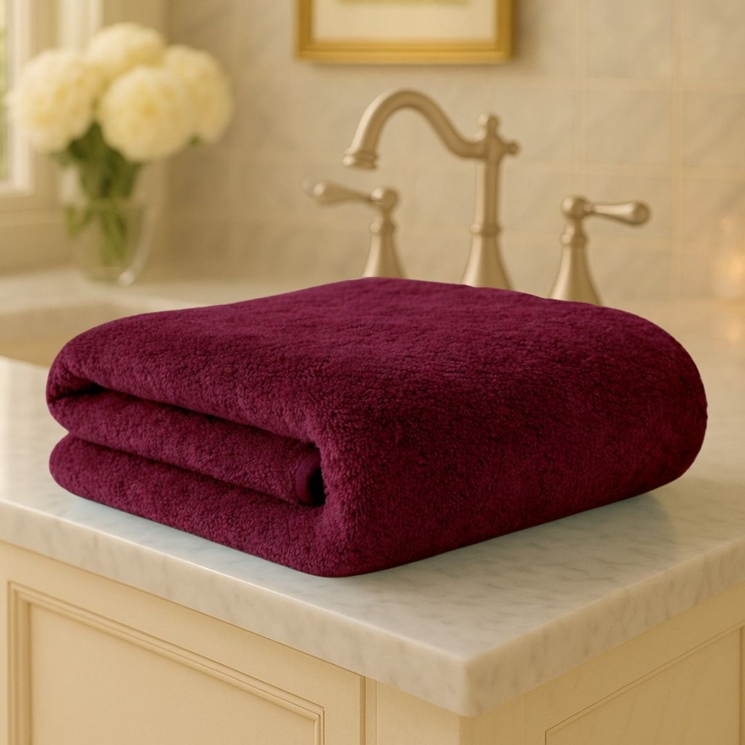 Image of klenvi Microfiber 500 GSM Bath, Beach, Face, Hair, Hand, Sport Towel