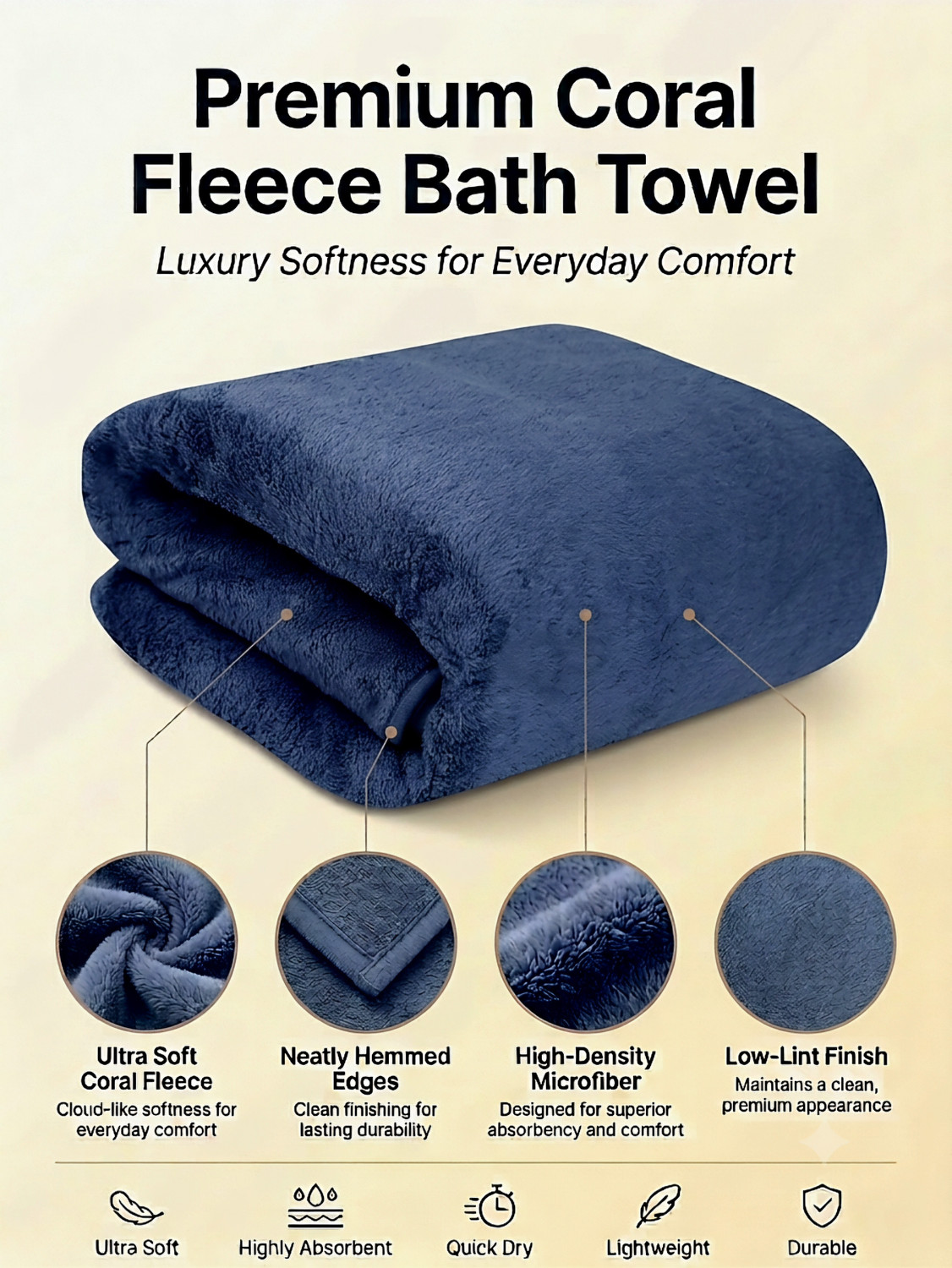 Image of PULUXE Microfiber 350 GSM Bath Towel