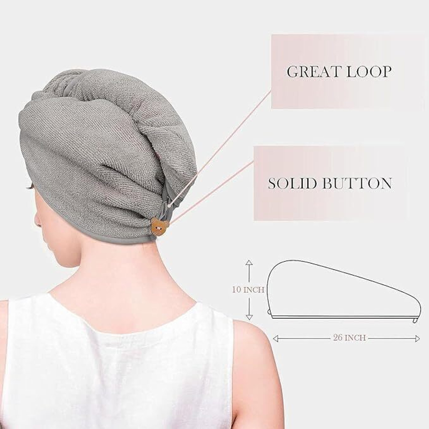 Image of VOTGRID Microfiber 500 GSM Face, Bath, Hair Towel Set