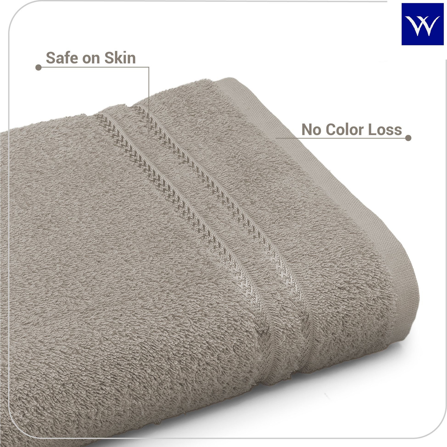 Image of Welspun Cotton 380 GSM Bath Towel