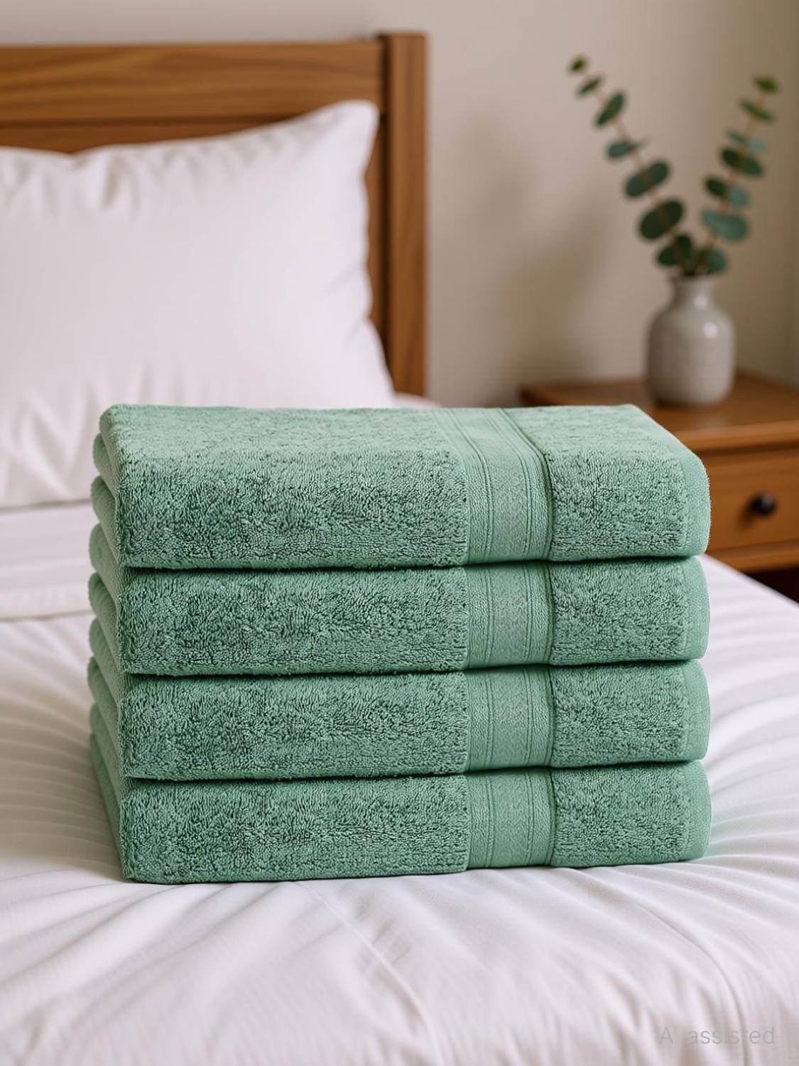 Ambra Linens Cotton 500 GSM Bath Towel Set