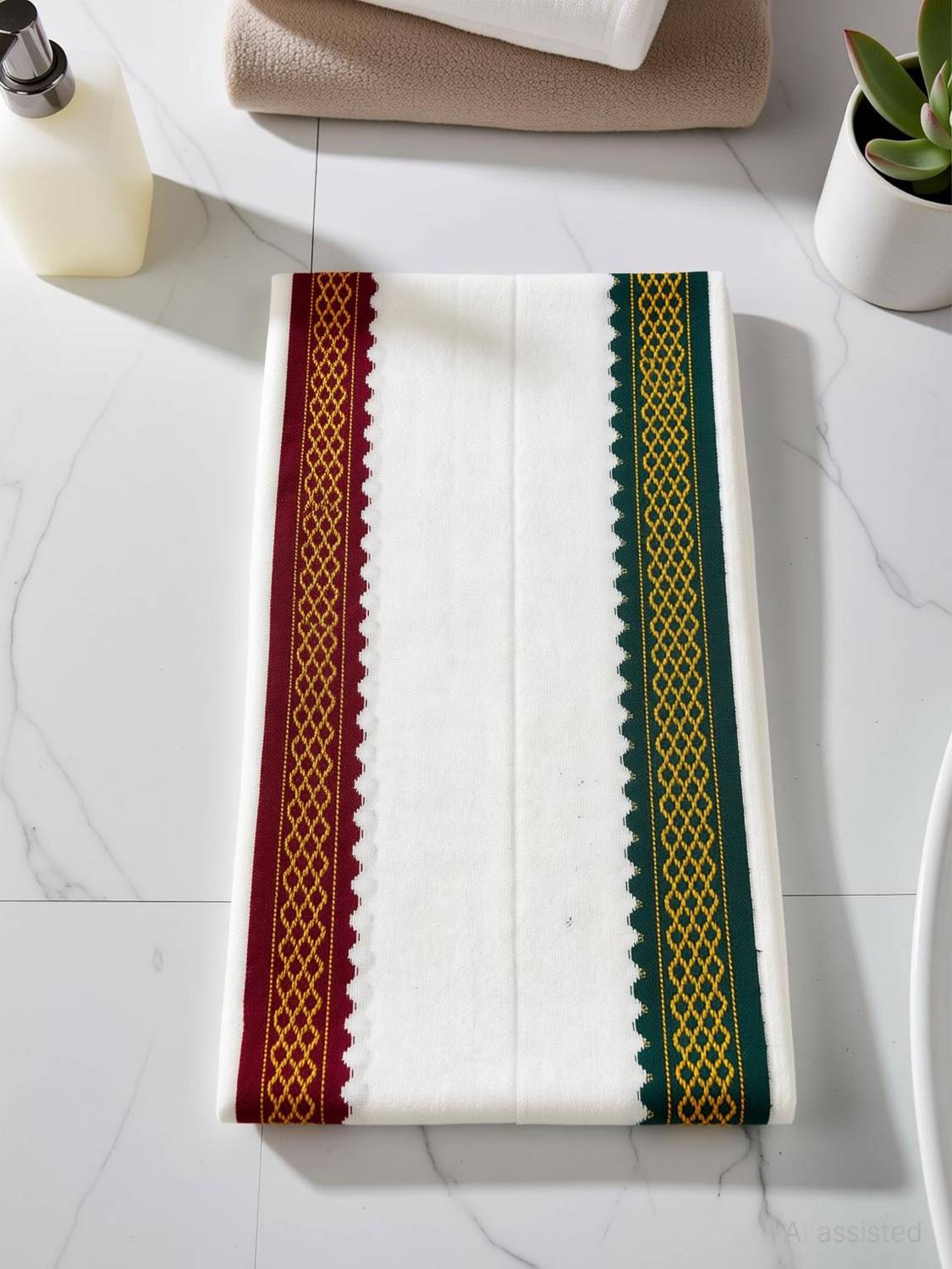 Akeshvam Cotton 450 GSM Bath, Hair, Face, Hand Gamcha