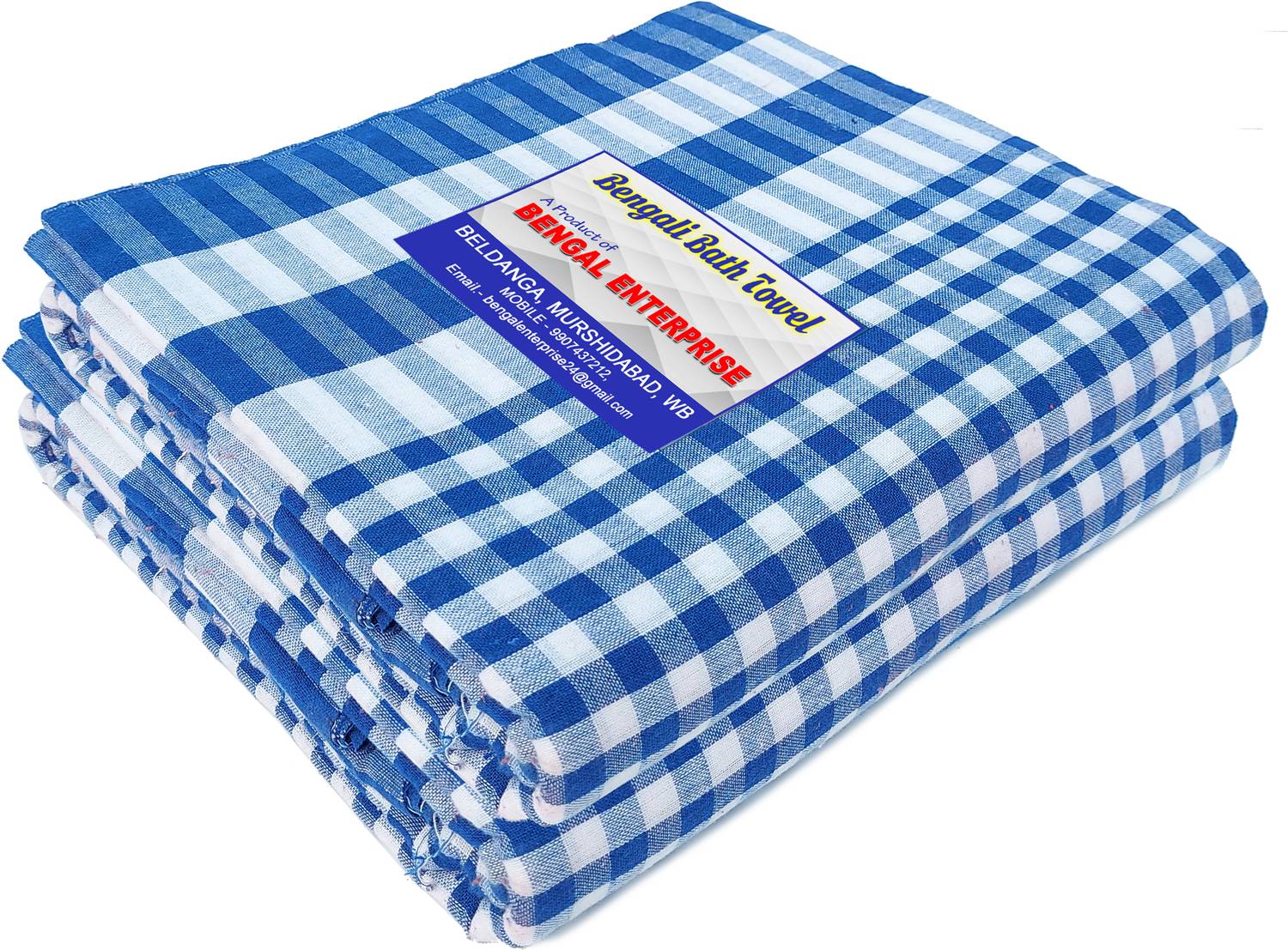Bengal Enterprise Cotton 250 GSM Bath, Face Gamcha