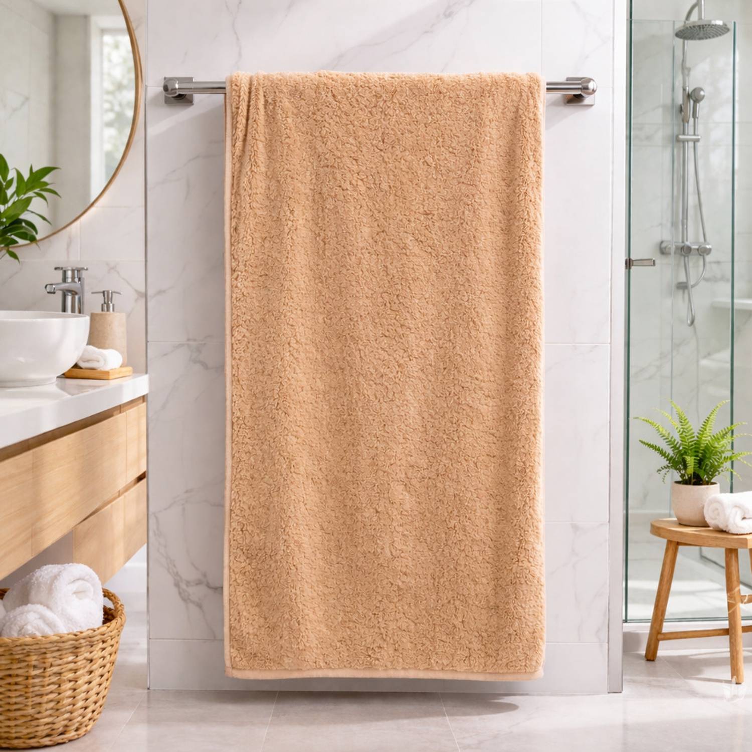KRIOVELLEA Microfiber 500 GSM Towel Pack of 2 - Image 2