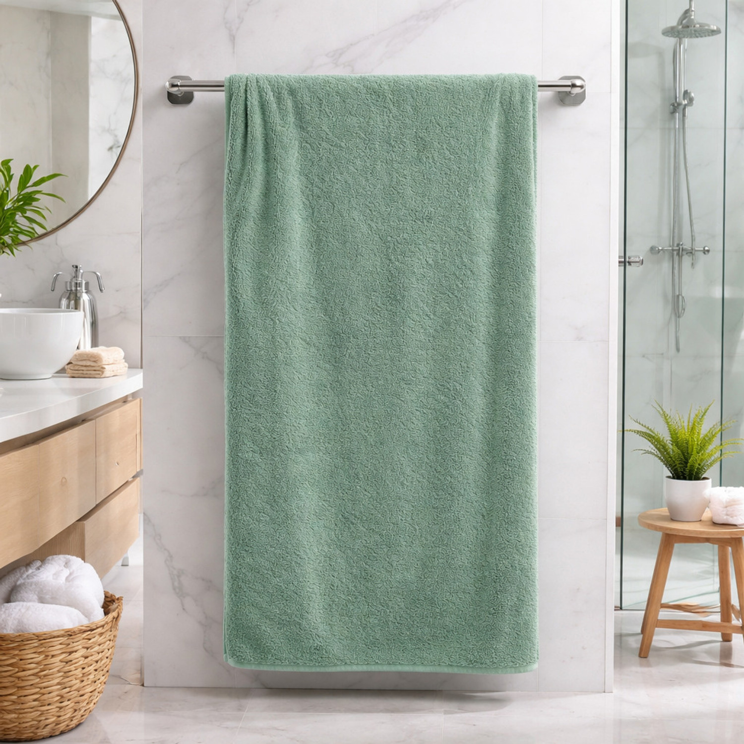 Image of KRIOVELLEA Microfiber 500 GSM Bath, Sport, Beach Towel