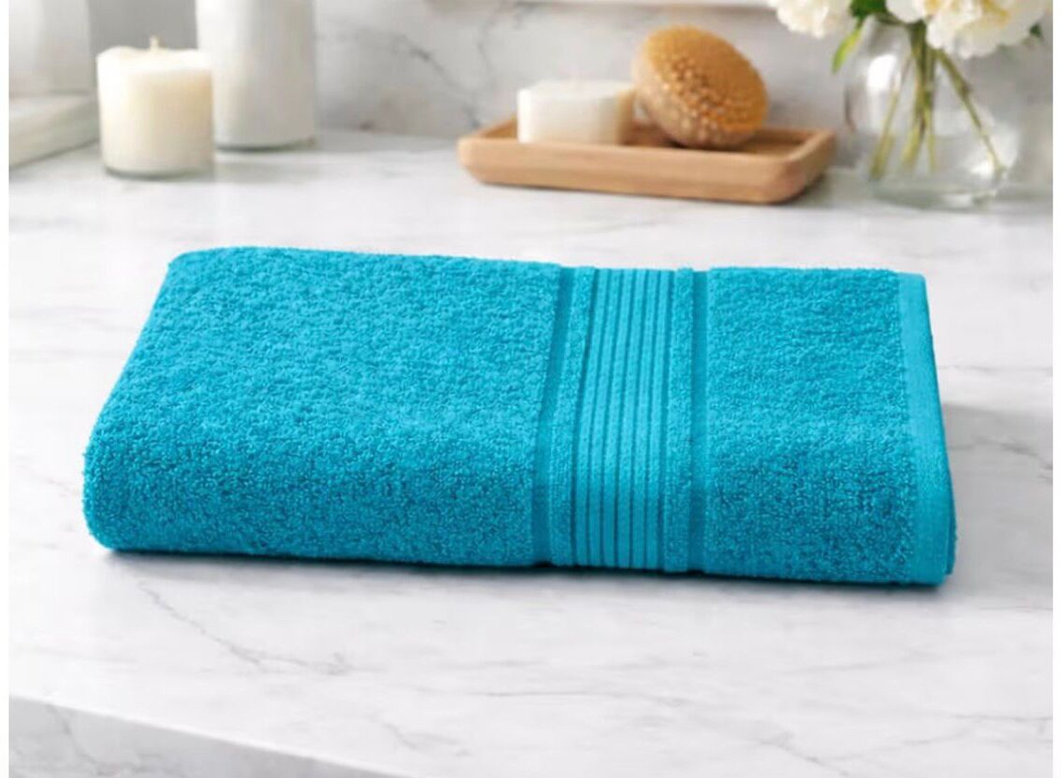Image of THEVIBEESSENCE Cotton 300 GSM Bath Towel