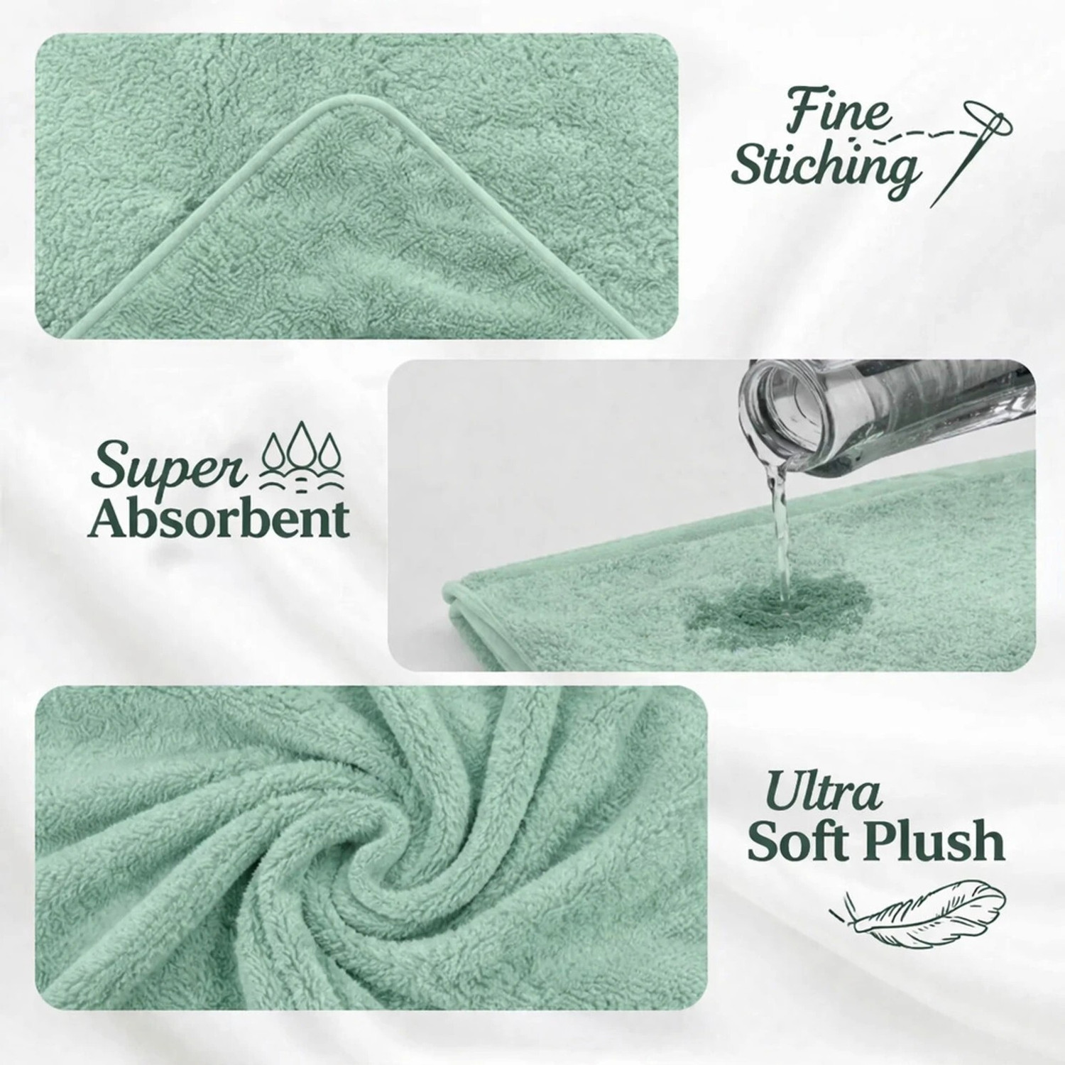 Image of Trinch Microfiber 400 GSM Bath Towel