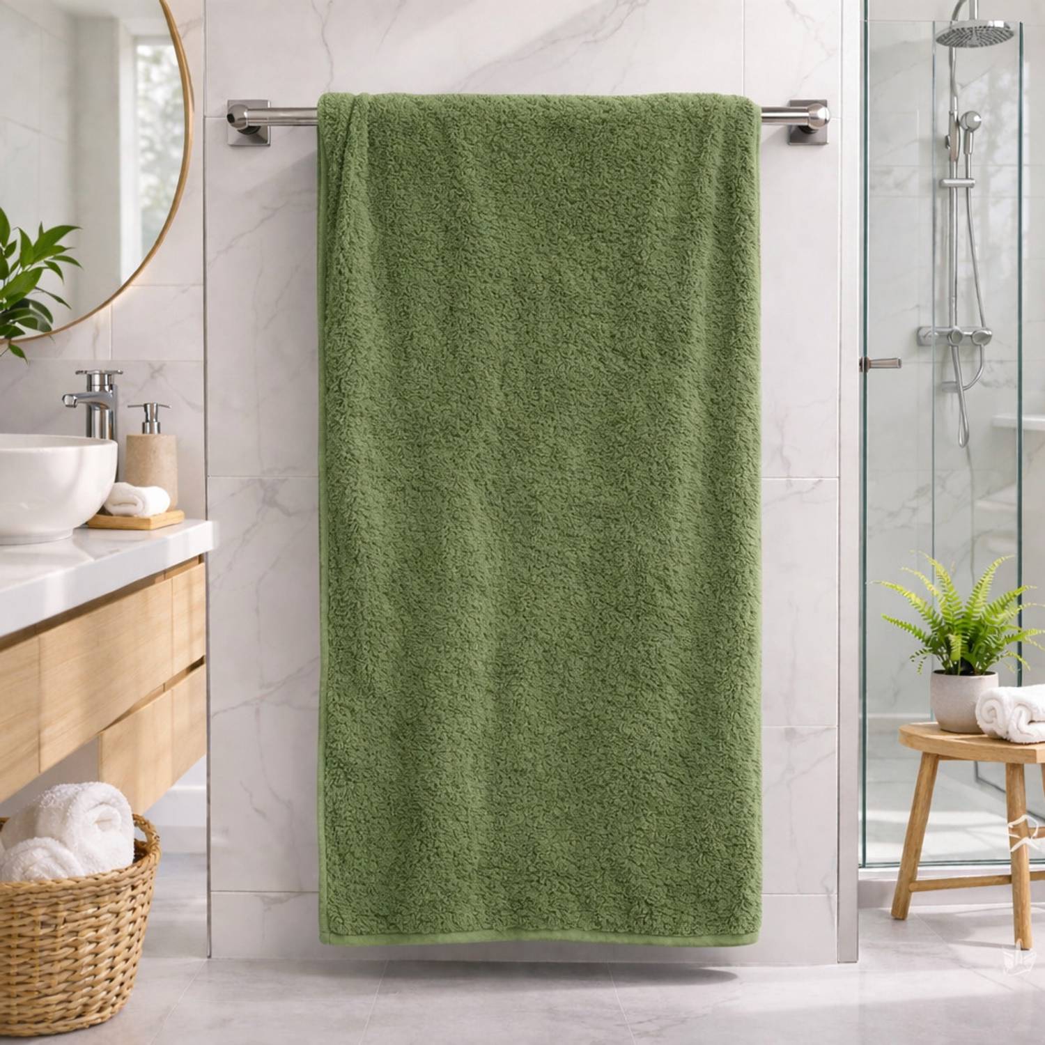 KRIOVELLEA Microfiber 500 GSM Towel Pack of 2 - Image 2