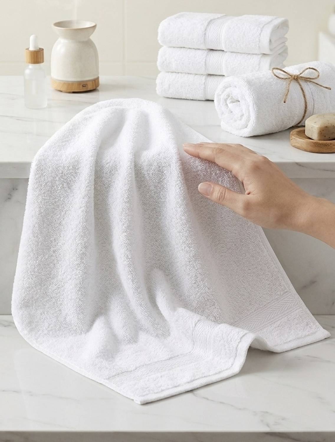 Auram Origin Cotton 200 GSM Face, Hand, Sport Towel