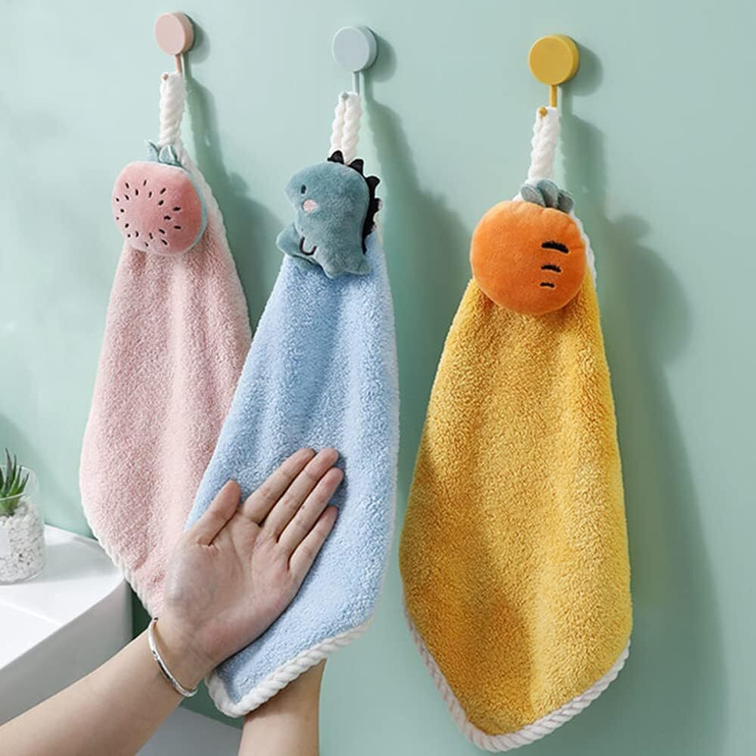 Image of Cotson Microfiber 450 GSM Hand Towel (Pack of 4)