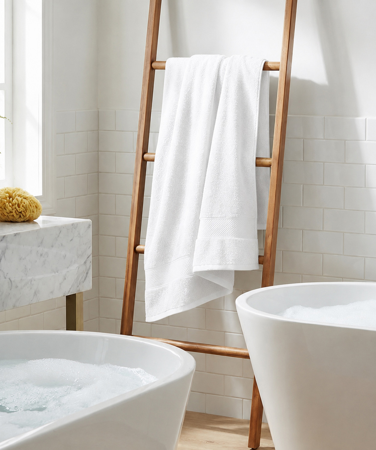 Image of Blissful Creations Cotton 425 GSM Bath Towel