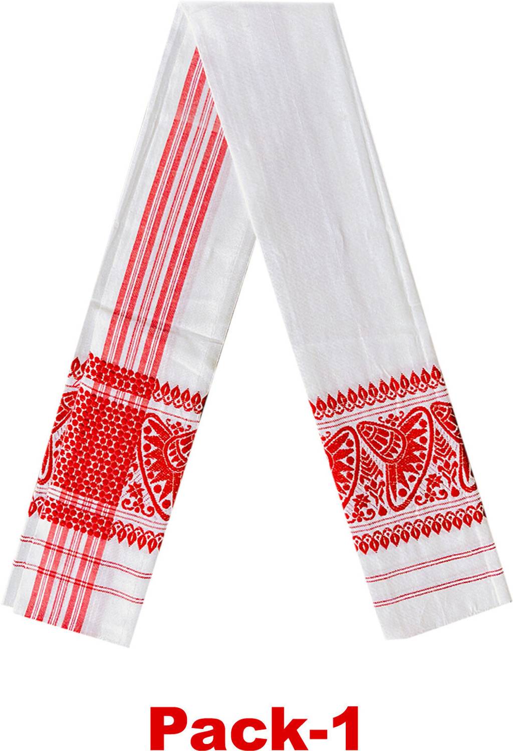 ASSAM GAMCHA Cotton, Polycotton 120 GSM Bath, Hand, Sport Gamcha