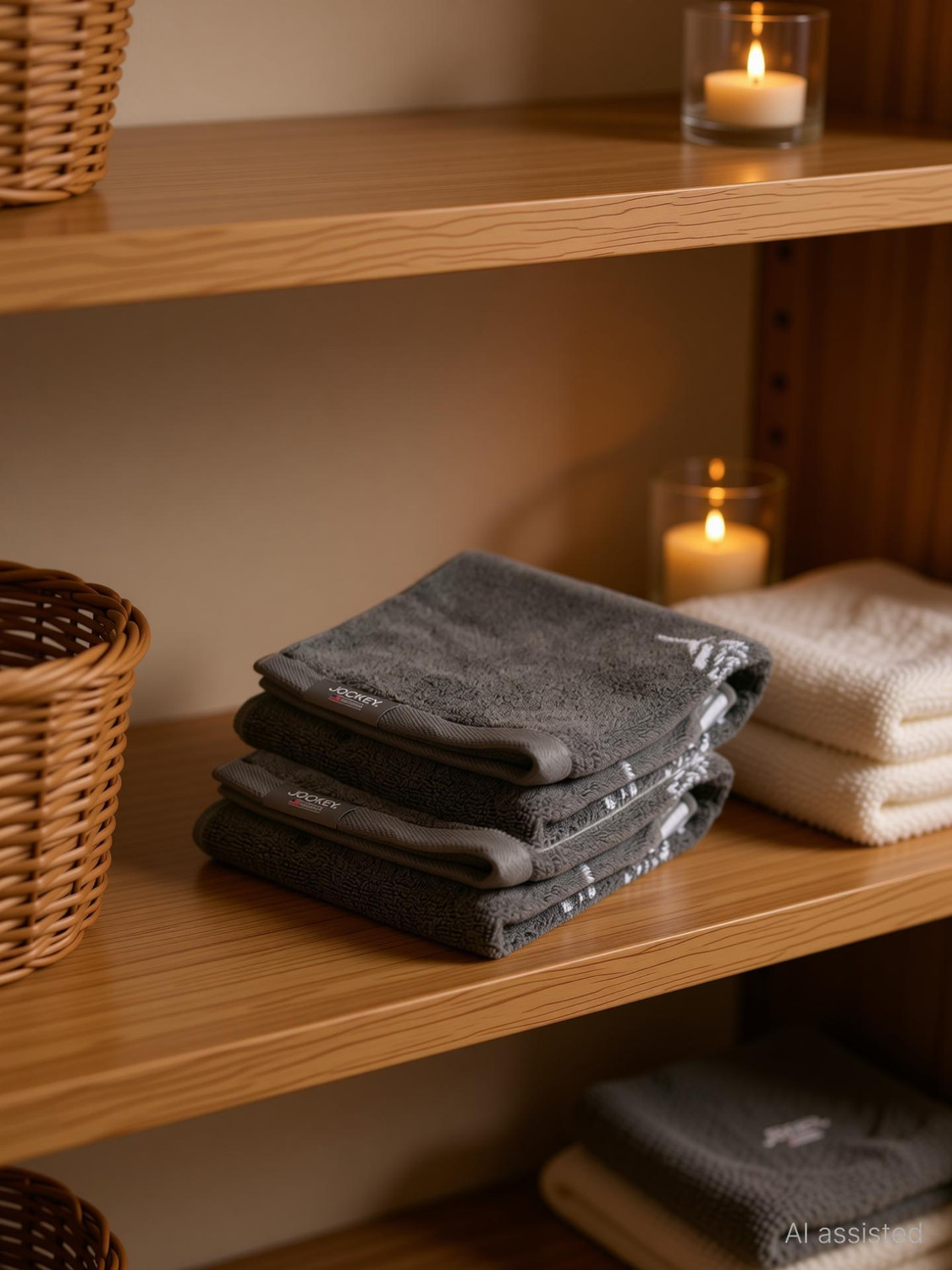 Image of JOCKEY Cotton 550 GSM Hand Towel Set