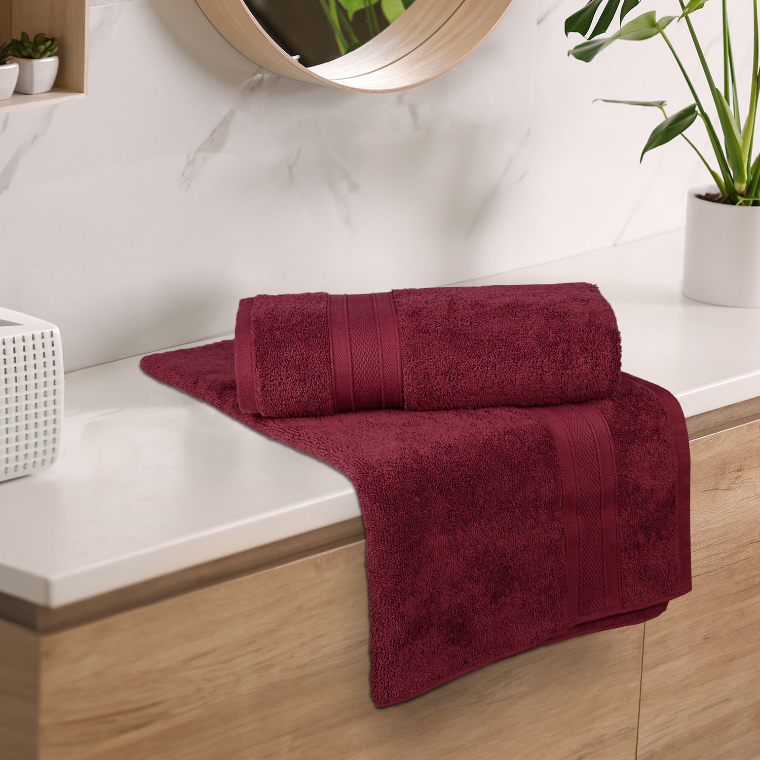 Image of MYTRIDENT Cotton 500 GSM Bath Towel