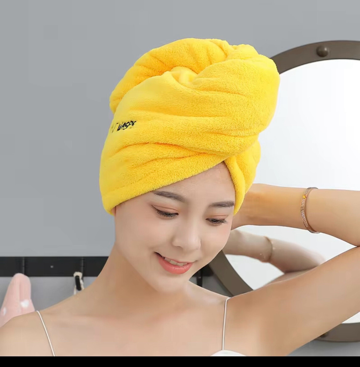 Image of AKDC Microfiber, Cotton 400 GSM Hair, Beach, Sport, Bath Towel
