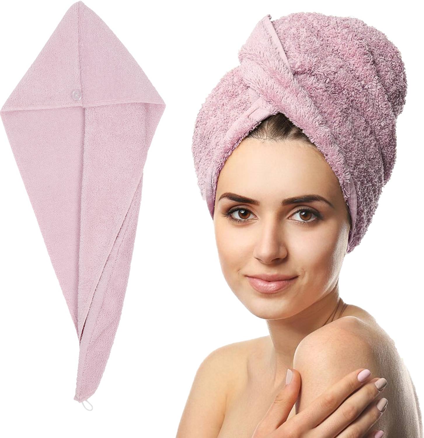 Ambra Linens Microfiber 320 GSM Hair Towel