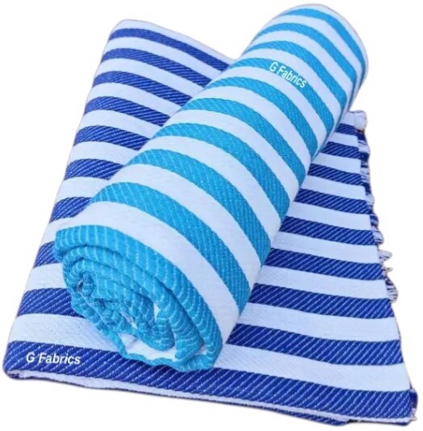 G Fabrics Cotton 500 GSM Bath, Beach, Hair, Sport, Face Towel Set