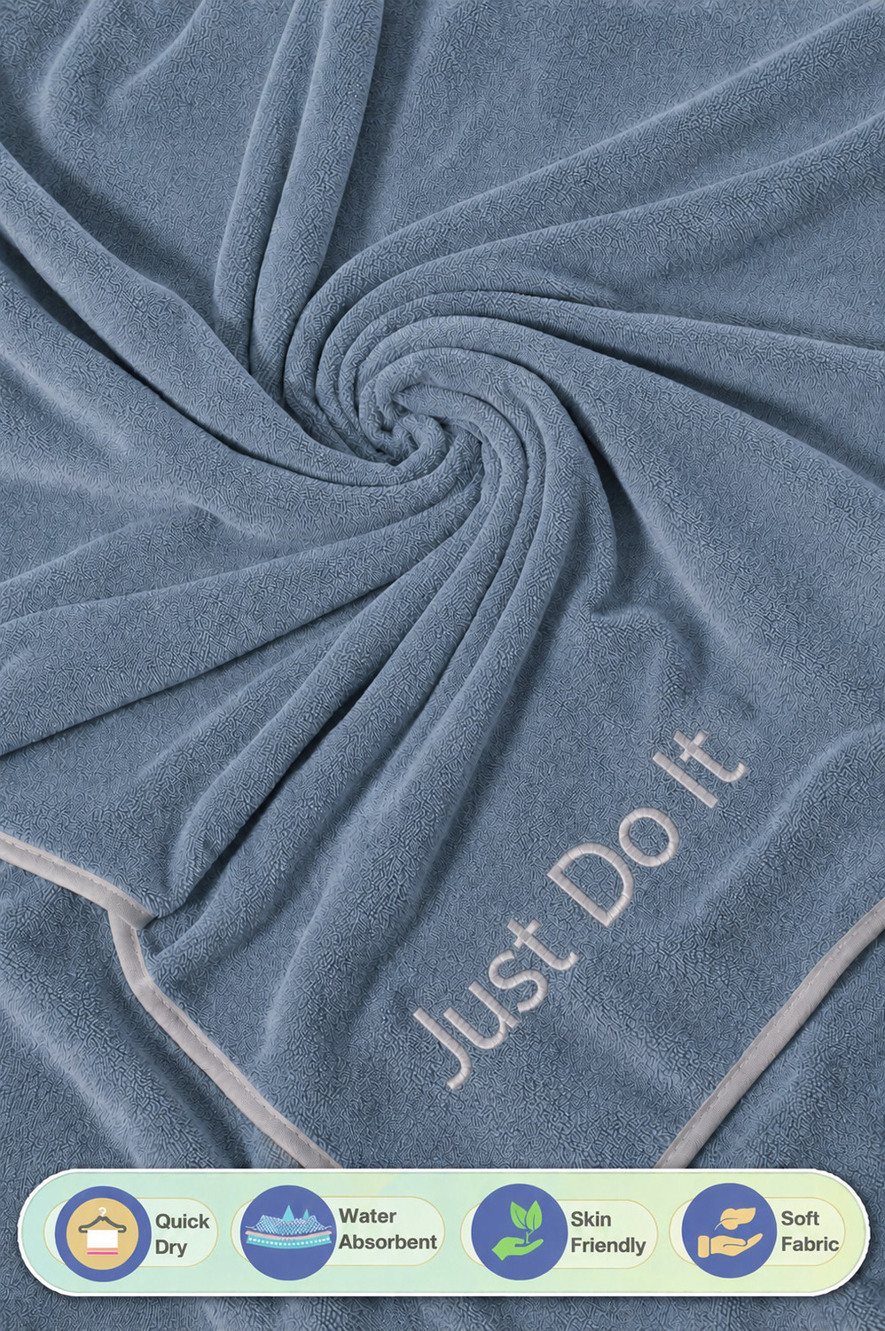 Image of Ojalika Fashion Microfiber 480 GSM Beach, Sport, Bath Towel