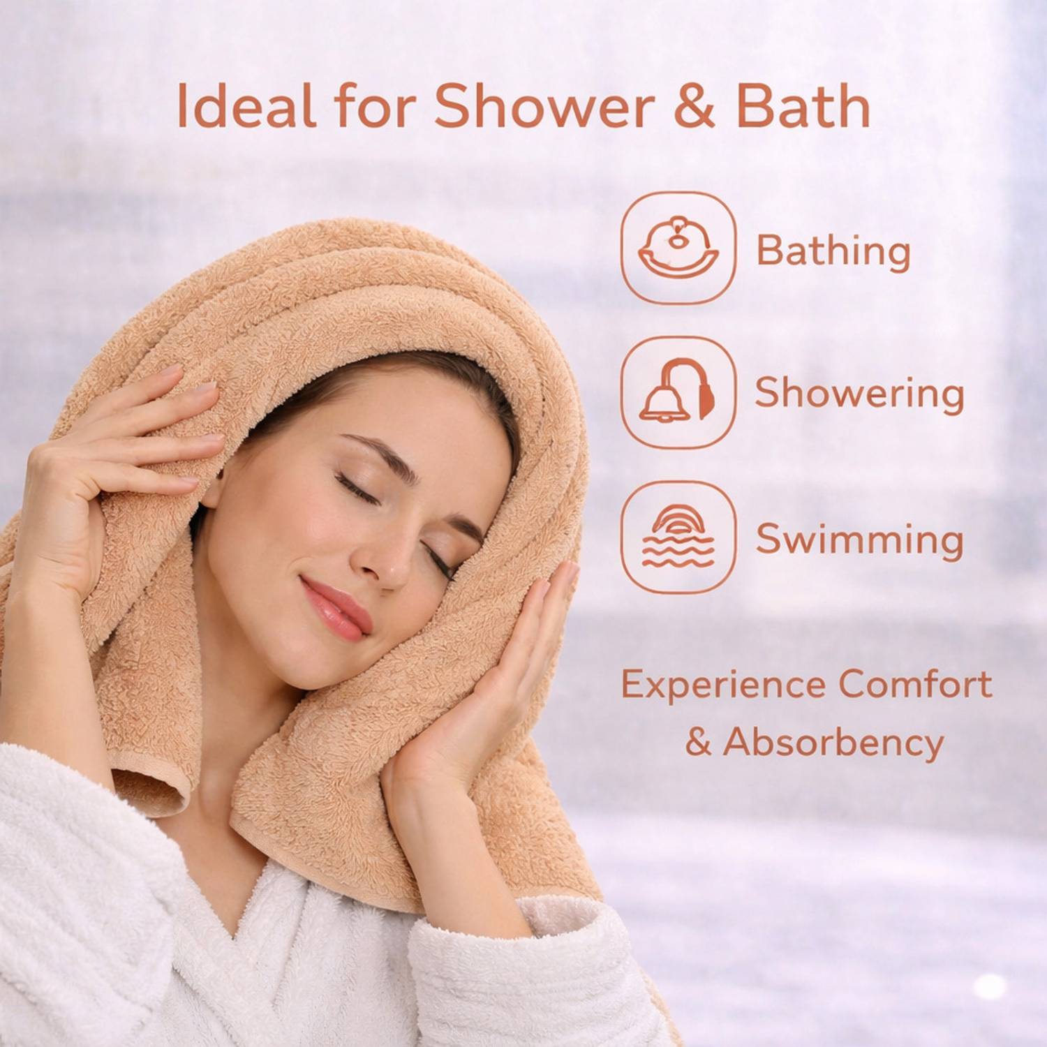 KRIOVELLEA Microfiber 500 GSM Towel Pack of 2 - Image 5