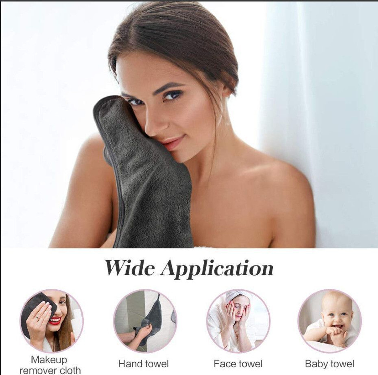 Image of ZEDFIBER Microfiber 400 GSM Face, Hair, Hand, Sport Towel