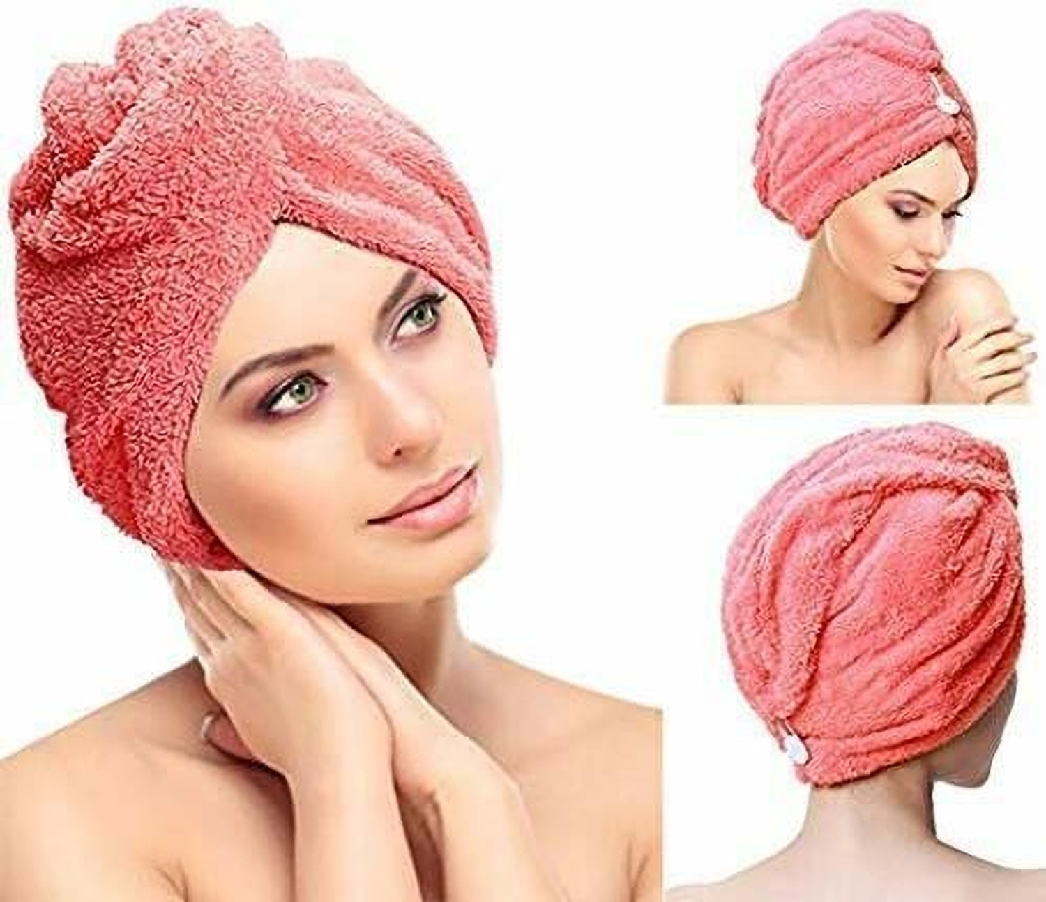 Image of saleszon Cotton 500 GSM Hair Towel