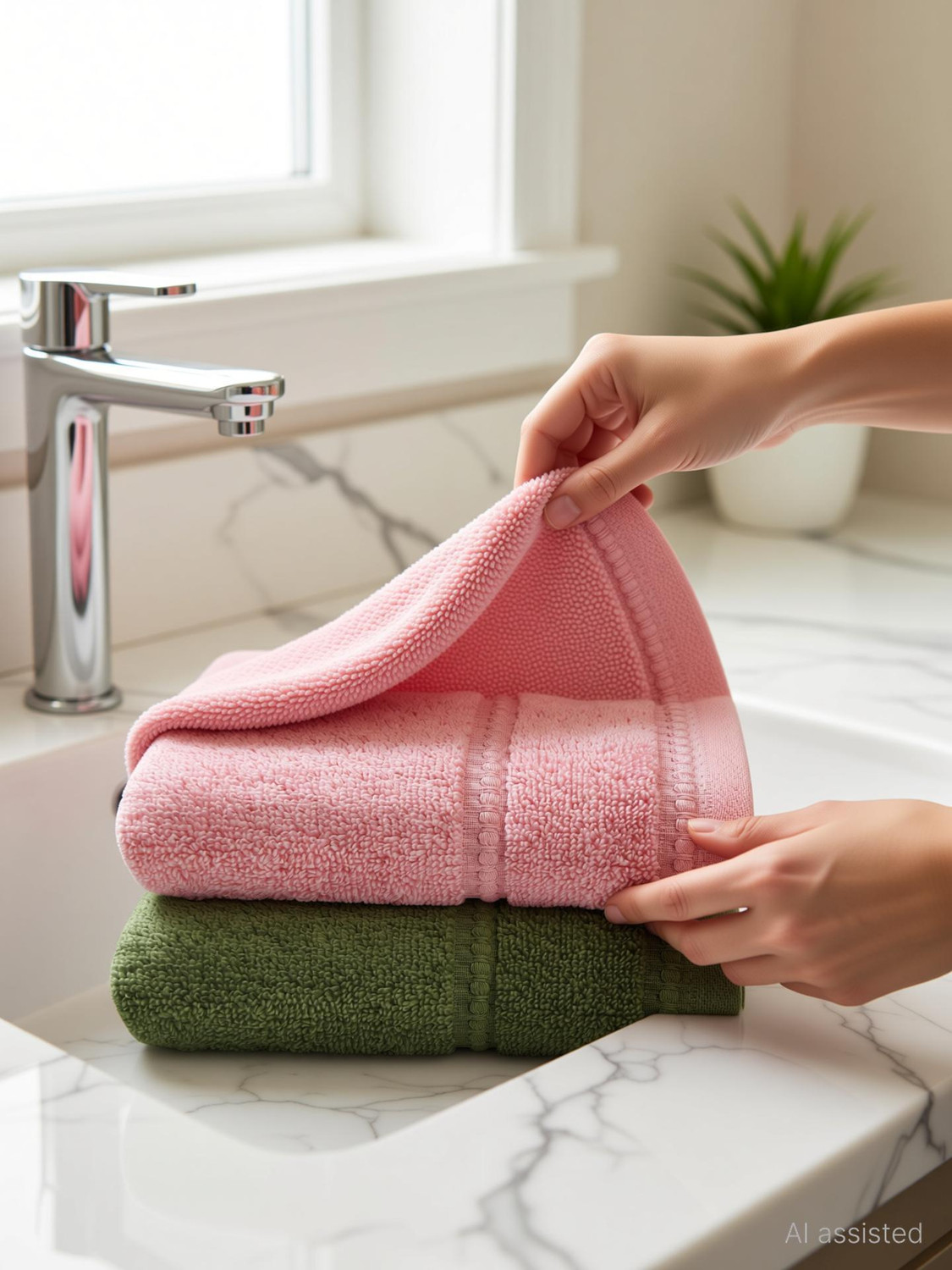 Image of HOUSE OF TERRY Cotton 400 GSM Hand Towel Set