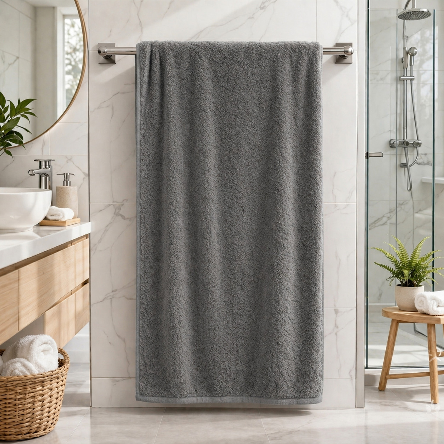 Image of KRIOVELLEA Microfiber 500 GSM Bath, Beach, Sport Towel