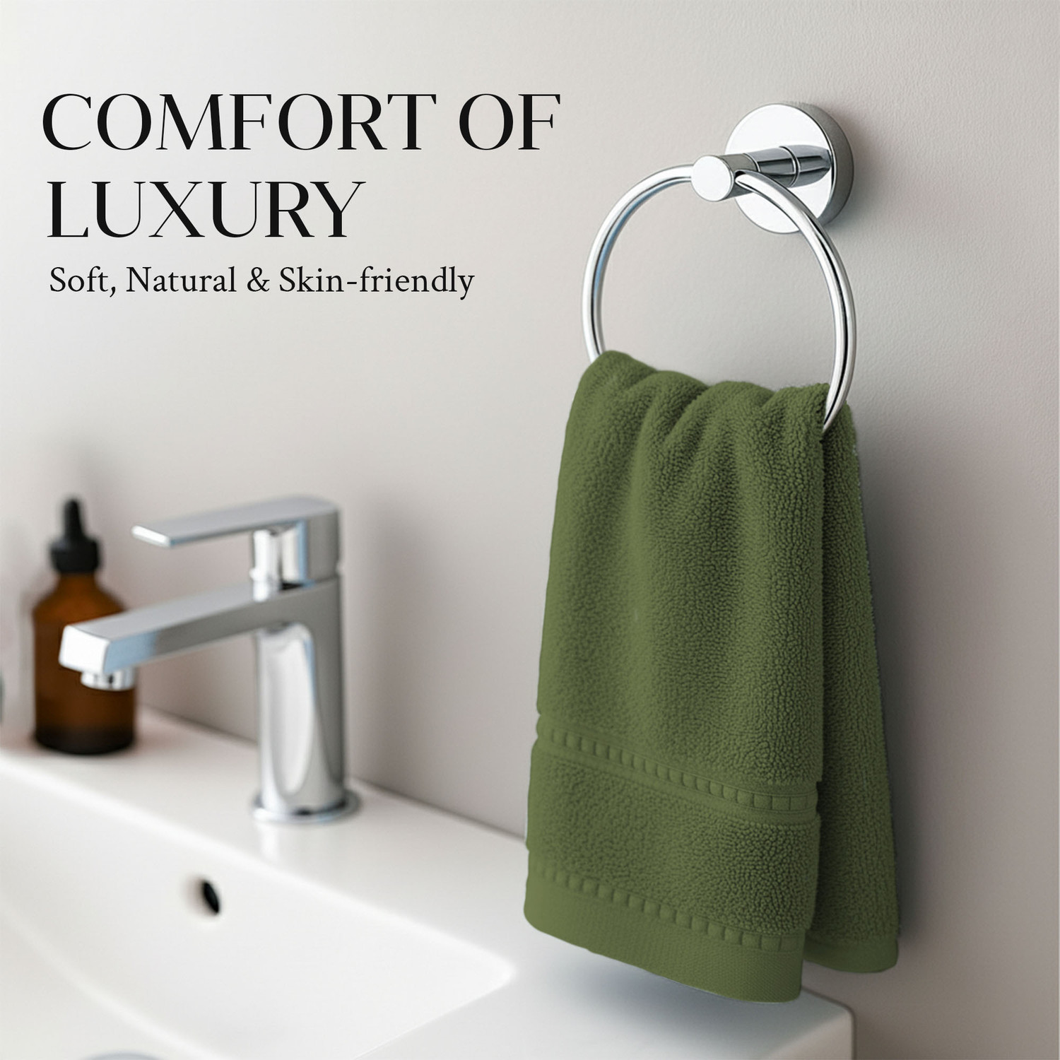 Image of HOUSE OF TERRY Cotton 400 GSM Hand Towel Set