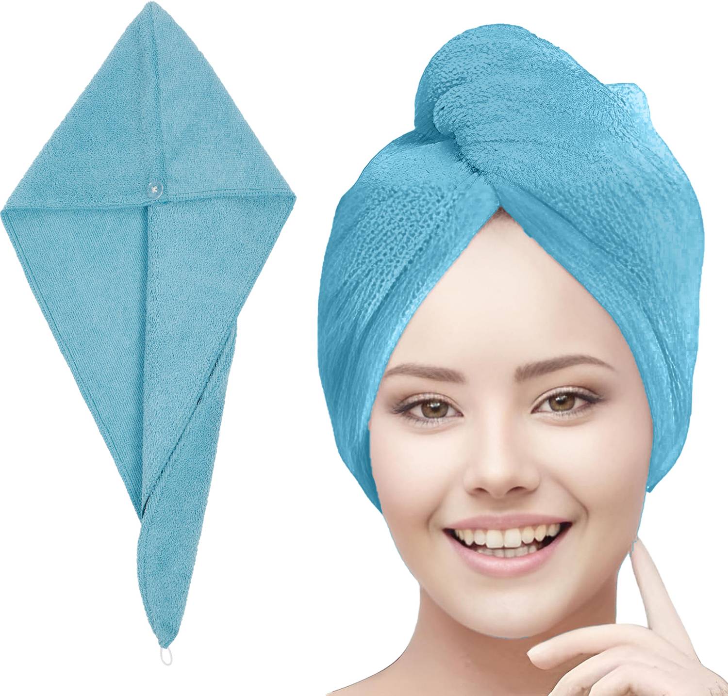 Ambra Linens Microfiber 320 GSM Hair Towel