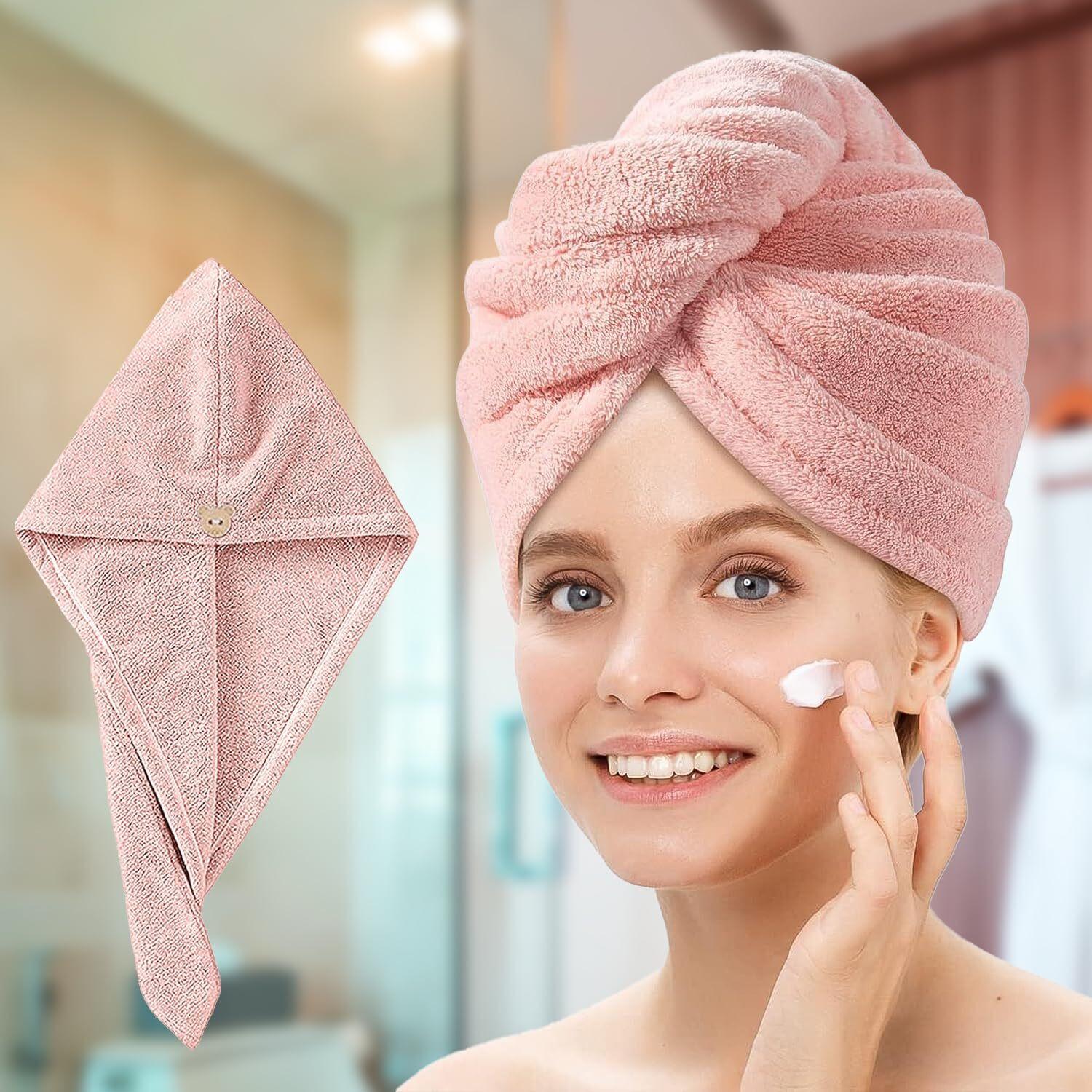 Image of ARINJAY Microfiber 500 GSM Hair Towel