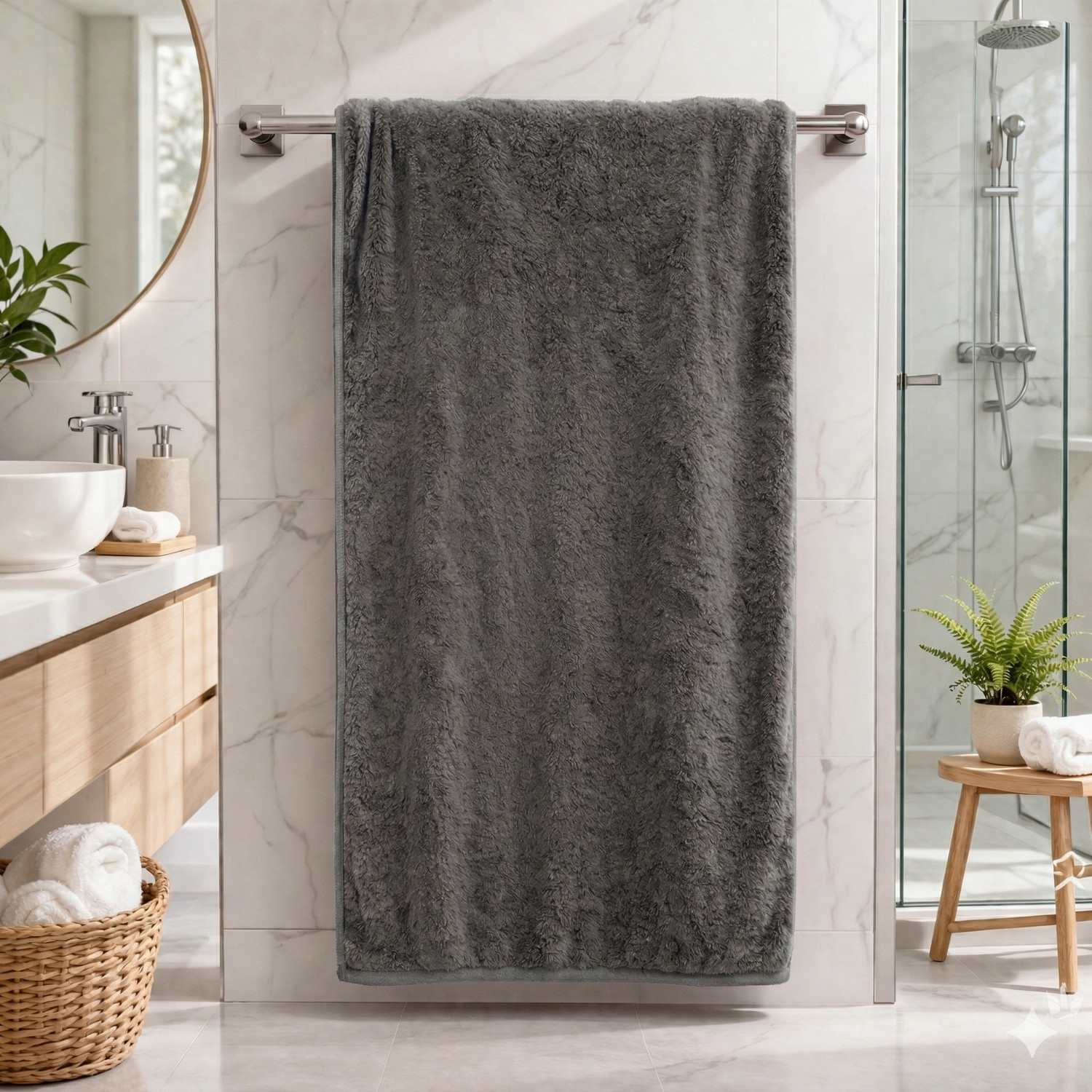 Image of KRIOVELLEA Microfiber 500 GSM Bath, Beach, Sport Towel