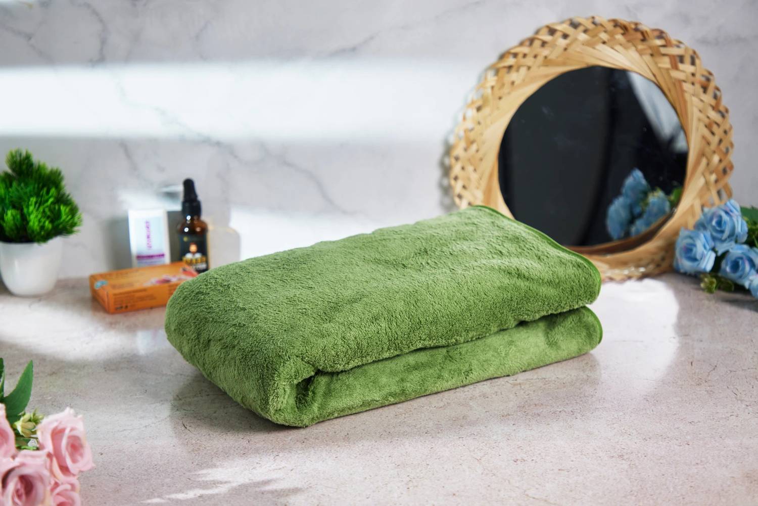 KRIOVELLEA Microfiber 500 GSM Towel Pack of 2 - Image 4