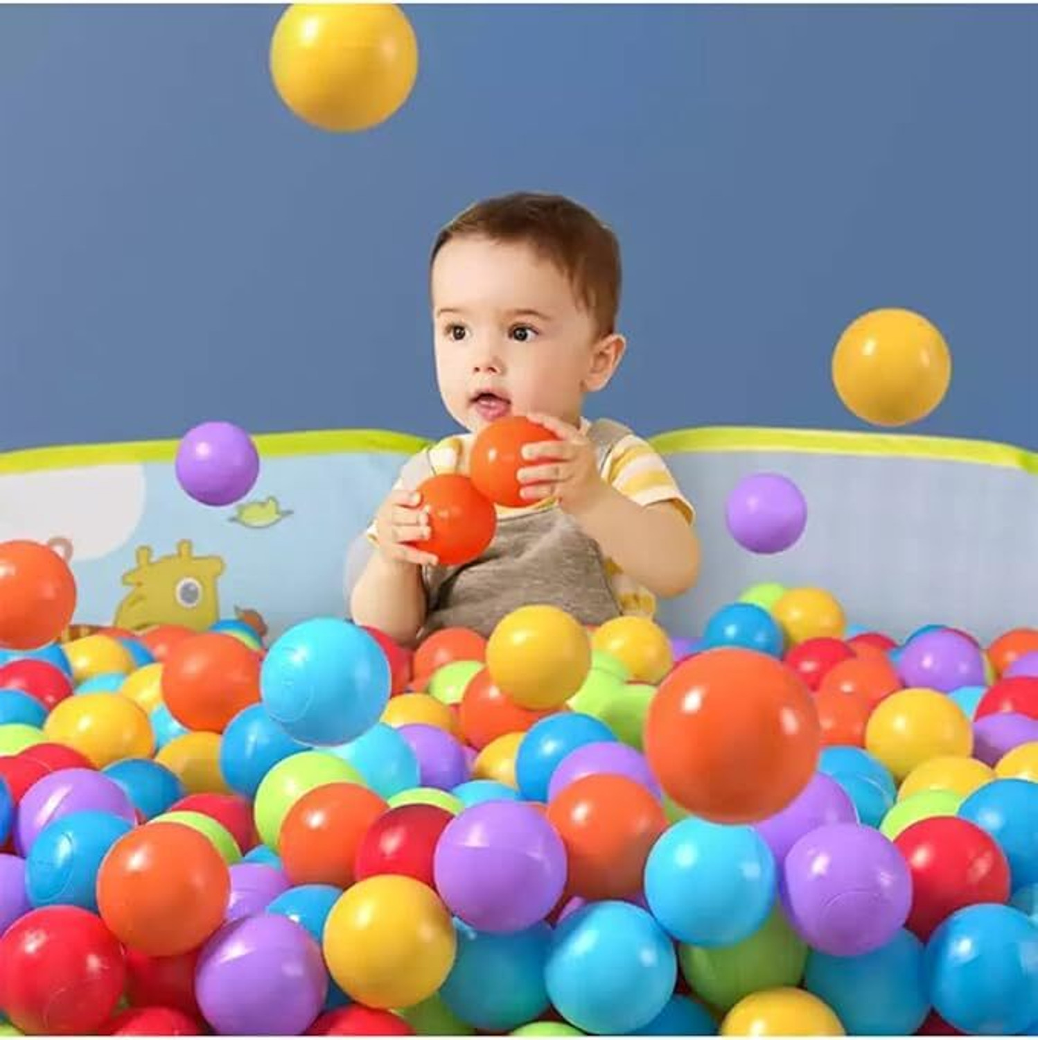 Image of Bellinasmile pool pit ocean soft balls 6 cm pack of 24 balls