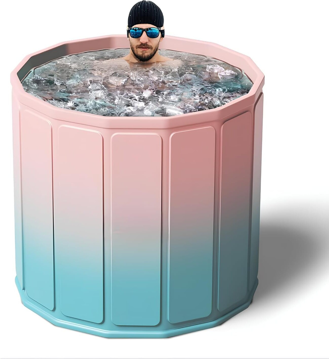 Image of PRATYADH Binecer Portable Foldable Ice Bath Tub Bath tub for adult for bathroom Tub for Home SPA Free-standing Bathtub