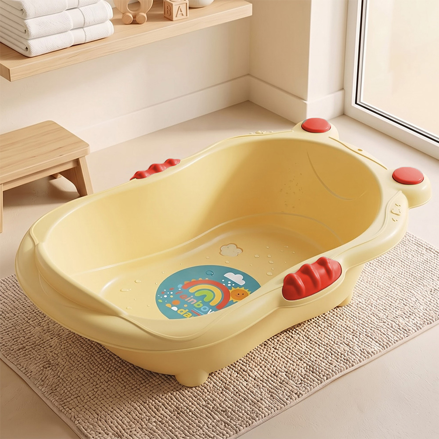 Image of StarAndDaisy Baby Bath Tub for Kids | Comfortable & Spacious Baby Bathing Tub