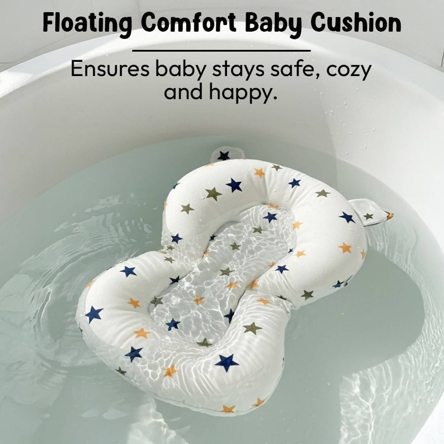 StarAndDaisy Foldable Infant Bath Tub with Cushion - Image 4