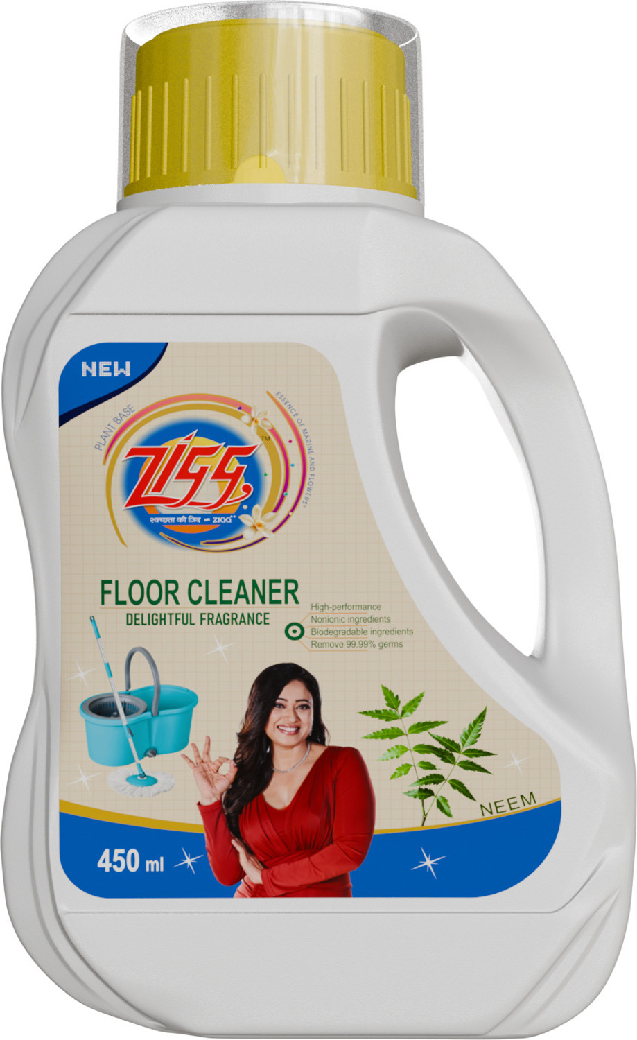 Image of Zigg Floor Cleaner 450ml Delightful Fragrance