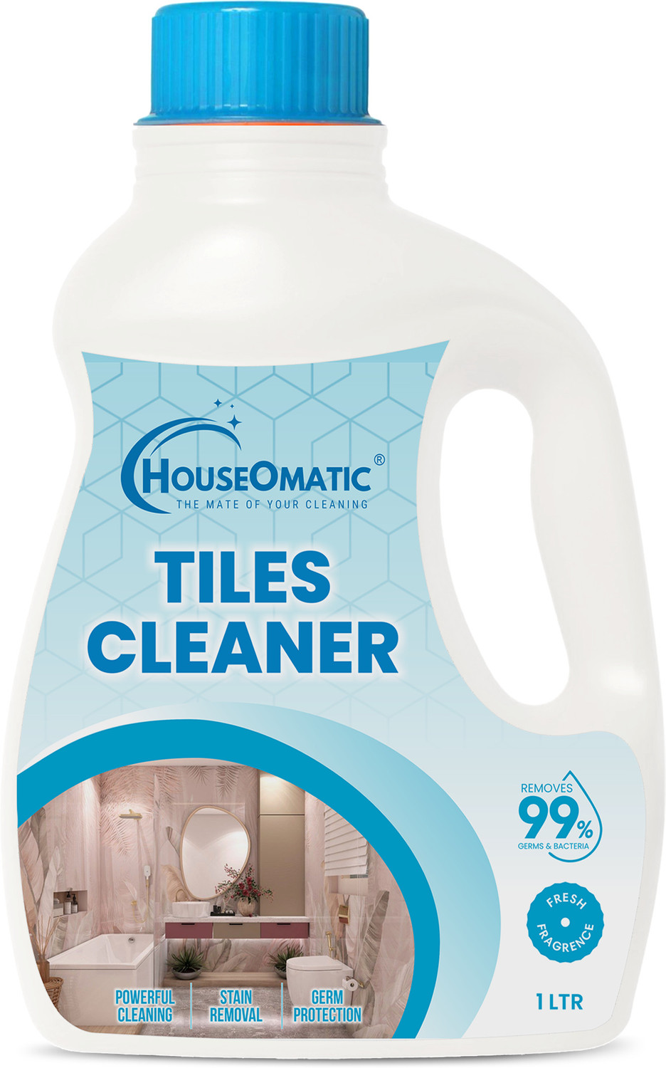 Image of HOUSEOMATIC Tiles Cleaner 1 Ltr | Professional Tile | Floor & Ceramic Cleaner (1 Litre) NA