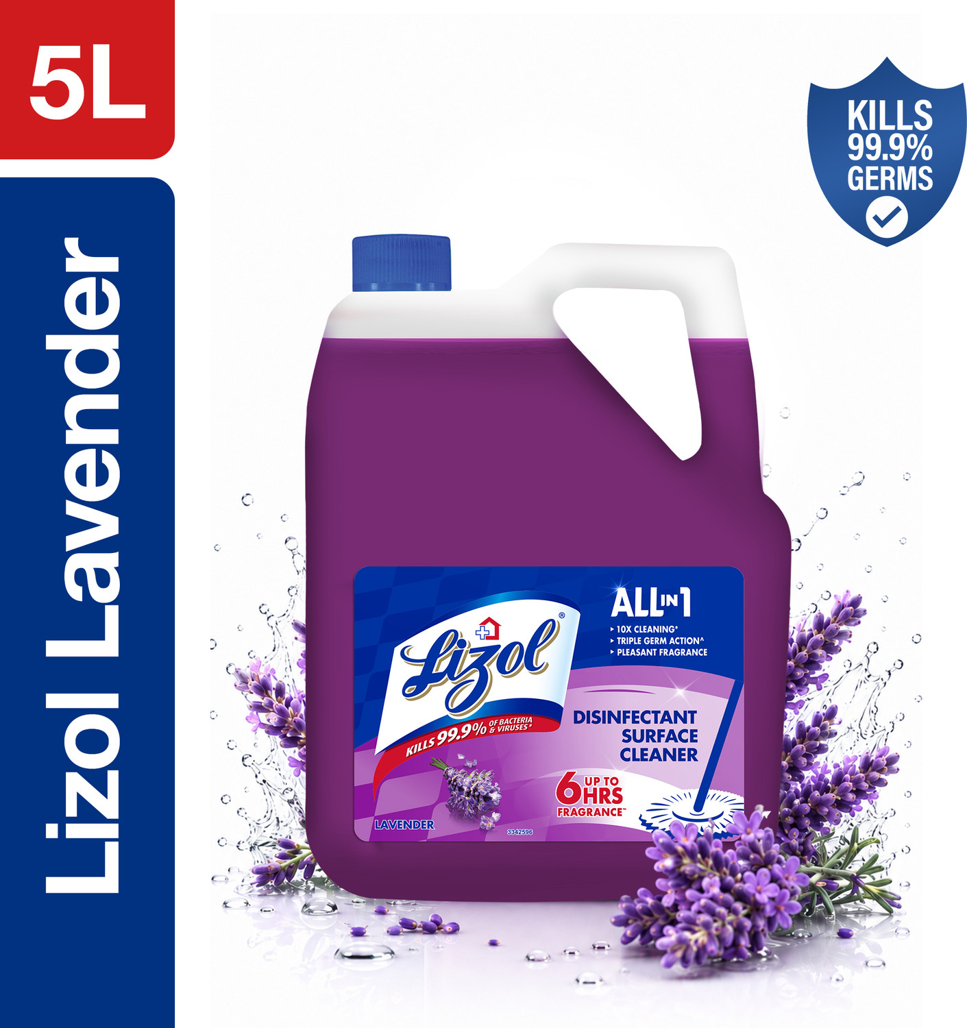 Lizol Disinfectant Floor & Surface Cleaner, Liquid Lavender