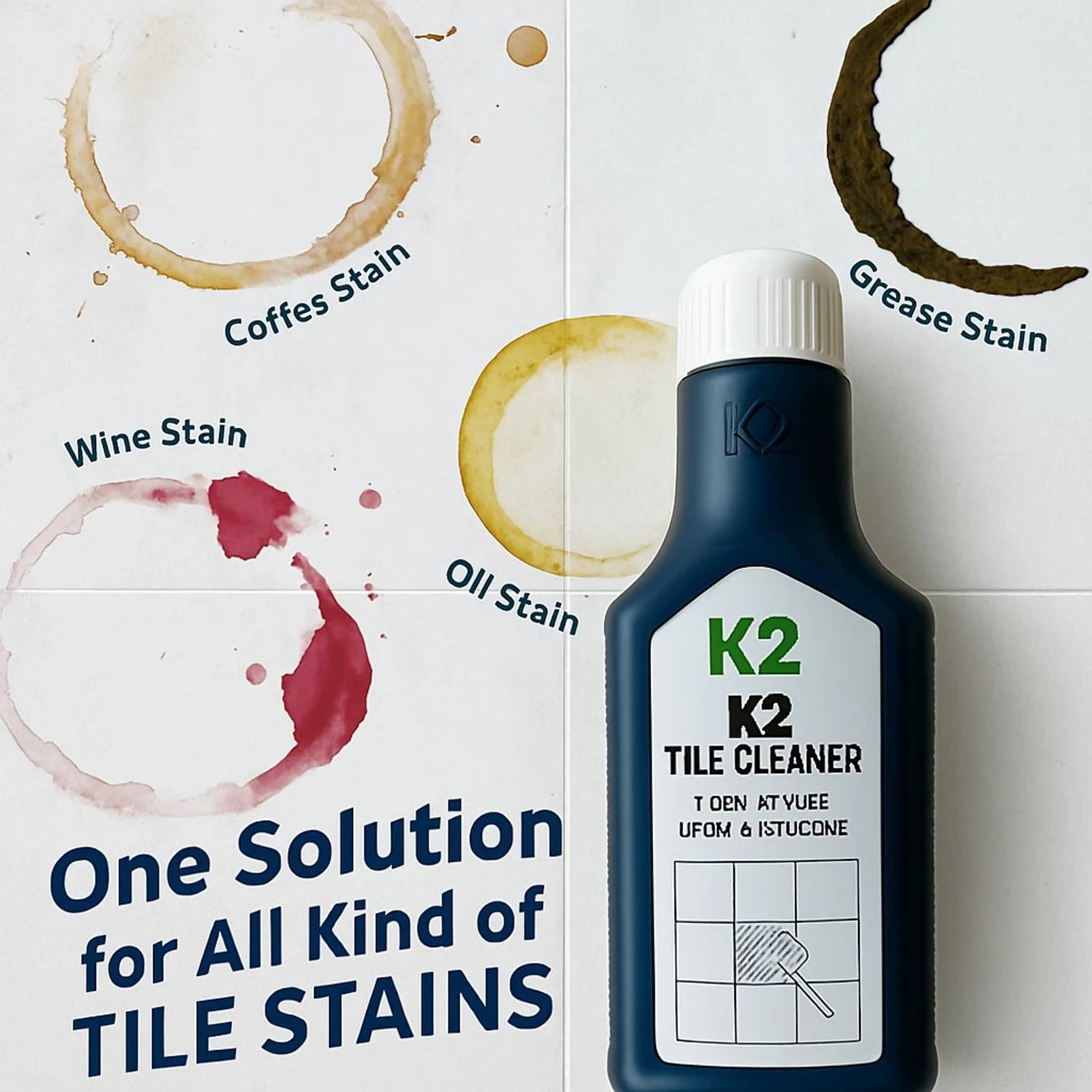 Konkem K2 Tile Cleaner 500ml - Image 3