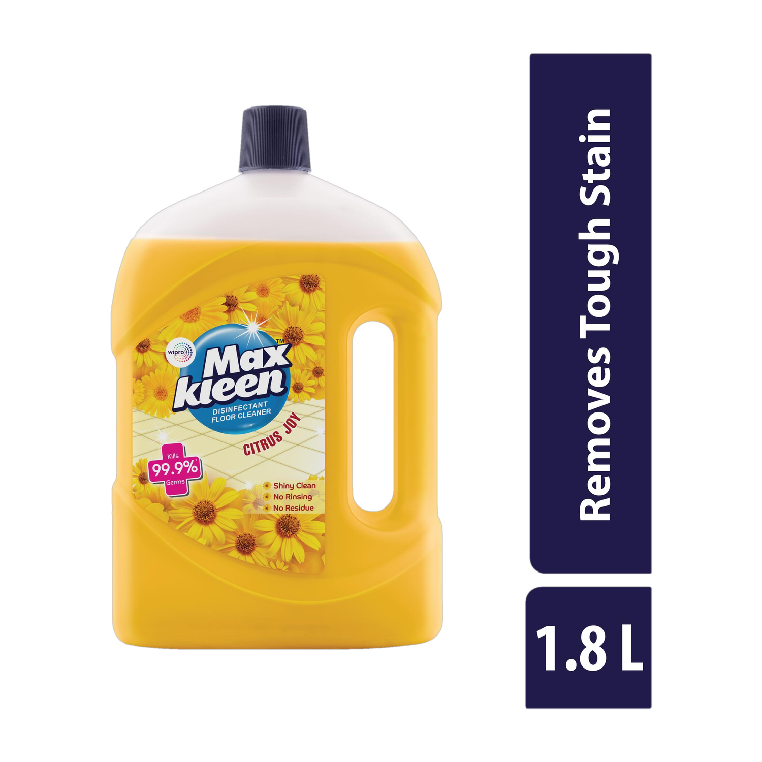 Image of Maxkleen Citrus Joy Disinfectant Floor Cleaner with 99.9% Germ Protection Citrus